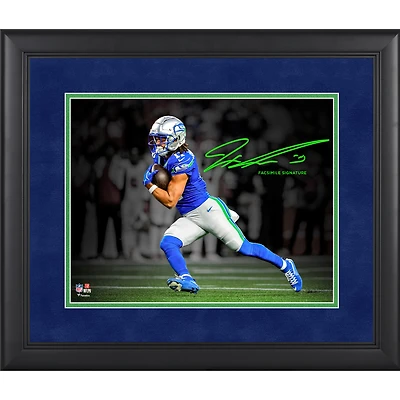Jaxon Smith-Njigba Seattle Seahawks Facsimile Signature Framed 11" x 14" Spotlight Photograph