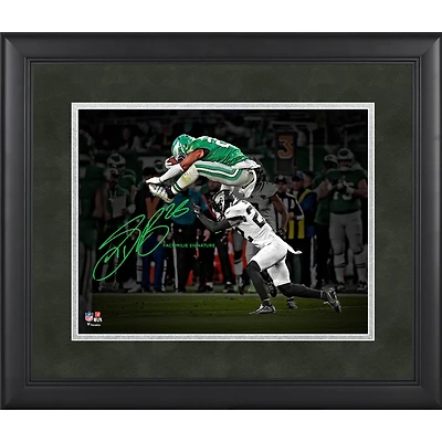 Saquon Barkley Philadelphia Eagles Facsimile Signature Framed 11" x 14" Spotlight Photograph