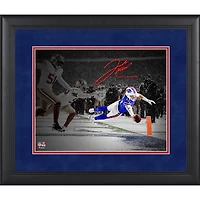 Josh Allen Buffalo Bills Facsimile Signature Framed 11" x 14" Spotlight Photograph