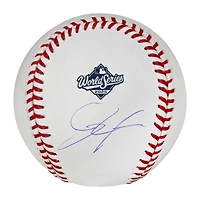 Roki Sasaki Los Angeles Dodgers Autographed 2025 World Series Logo Baseball
