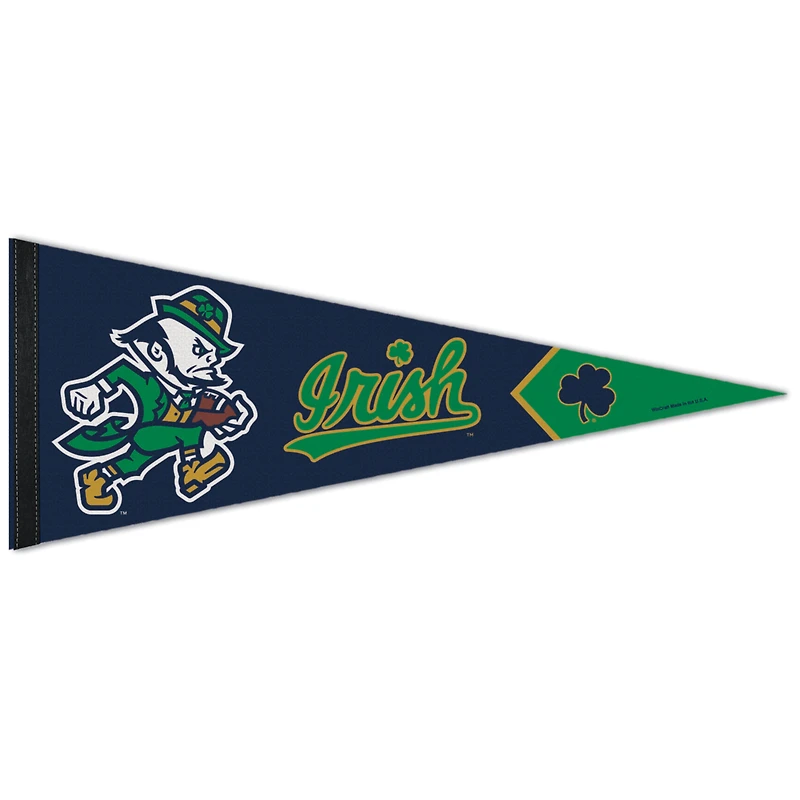 WinCraft Notre Dame Fighting Irish 12" x 30" Premium Pennant