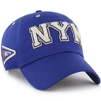 Men's '47 x Stoney Clover Lane Royal New York Mets Acro Charm Clean Up Adjustable Hat