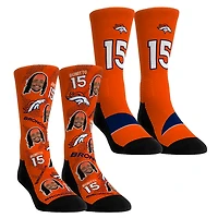 Youth Rock Em Socks Nik Bonitto Denver Broncos Player Football Guy Two-Pack Crew Sock Set