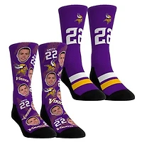 Youth Rock Em Socks Harrison Smith Minnesota Vikings Player Football Guy Two-Pack Crew Sock Set
