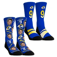 Youth Rock Em Socks Matthew Stafford Los Angeles Rams Player Football Guy Two-Pack Crew Sock Set