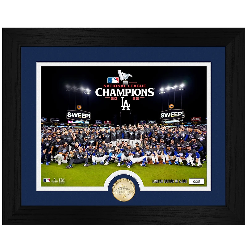 Highland Mint Los Angeles Dodgers 2025 National League Champions 13" x 16" Bronze Coin Photo Mint