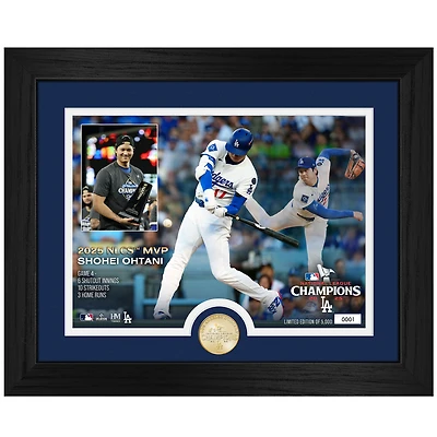 Highland Mint Shohei Ohtani Los Angeles Dodgers 2025 National League Championship Series MVP 13" x 16" Bronze Coin Photo Mint