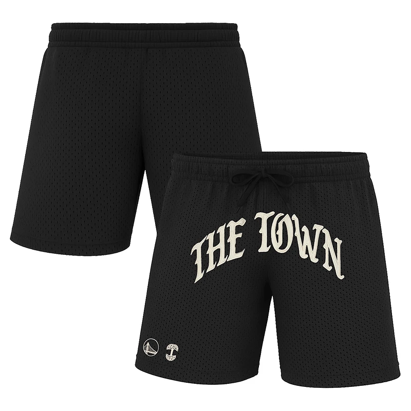 Unisex Oaklandish  Black Golden State Warriors 2025/26 City Edition Arched Letter Shorts