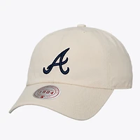 Unisex Mitchell & Ness Cream Atlanta Braves Off-Season 1904 Strapback Adjustable Hat