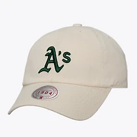 Unisex Mitchell & Ness Cream Athletics Off-Season 1904 Strapback Adjustable Hat