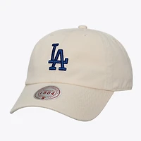 Unisex Mitchell & Ness Cream Los Angeles Dodgers Off-Season 1904 Strapback Adjustable Hat