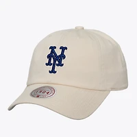 Unisex Mitchell & Ness Cream New York Mets Off-Season 1904 Strapback Adjustable Hat