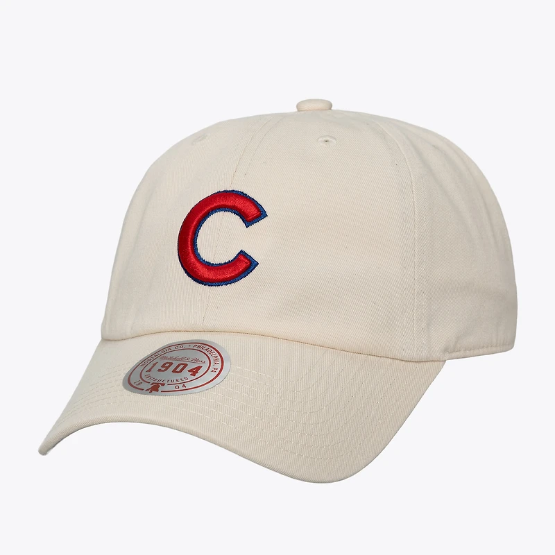 Unisex Mitchell & Ness Cream Chicago Cubs Off-Season 1904 Strapback Adjustable Hat