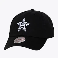 Unisex Mitchell & Ness Black & White Houston Astros 1904 Strapback Adjustable Hat