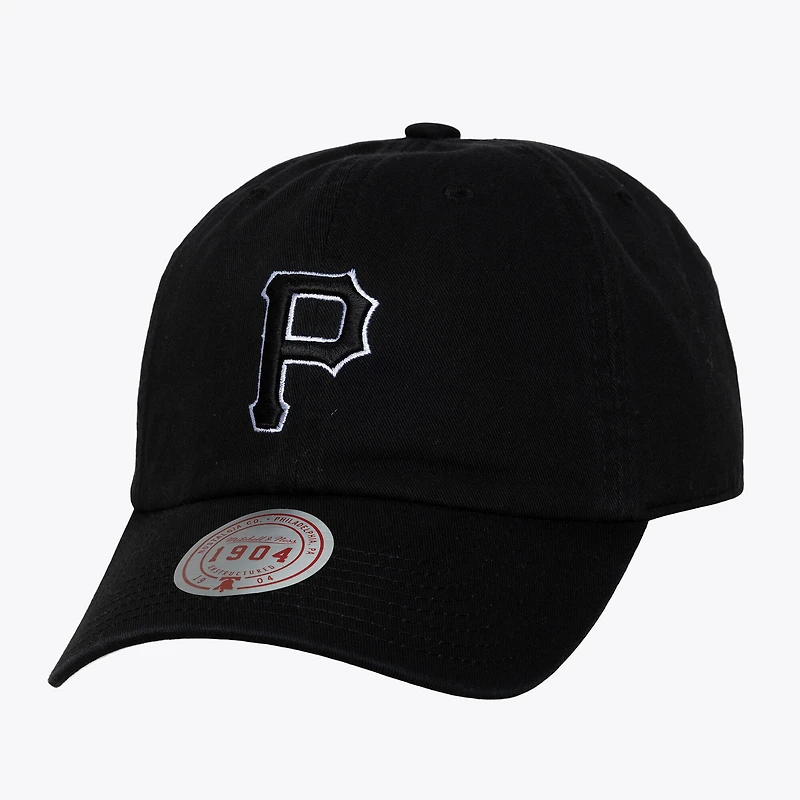 Unisex Mitchell & Ness Black & White Pittsburgh Pirates 1904 Strapback Adjustable Hat