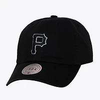 Unisex Mitchell & Ness Black & White Pittsburgh Pirates 1904 Strapback Adjustable Hat