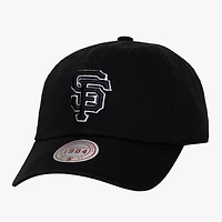 Unisex Mitchell & Ness Black & White San Francisco Giants 1904 Strapback Adjustable Hat