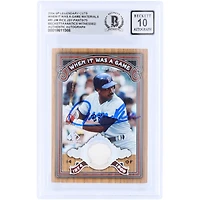 Jim Rice Boston Red Sox Autographed 2006 Upper Deck SP Legendary Cuts When It Was A Game Memorabilia Relic #WG-RI #/75 Beckett Fanatics Witnessed Authenticated 10 Card