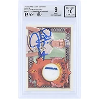 Robin Yount Milwaukee Brewers Autographed 2022 Topps Allen & Ginter Dual-Color Relic #AGRA-RY Beckett Fanatics Witnessed Authenticated 9/10 Card