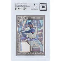 Andre Dawson Chicago Cubs Autographed 2015 Topps GQ GU Relic #GQR-AD Beckett Fanatics Witnessed Authenticated 9/10 Card