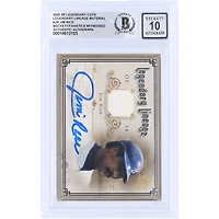 Jim Rice Boston Red Sox Autographed 2005 Upper Deck SP Legendary Cuts Legendary Lineage Relic Gold #LE-JR #/75 Beckett Fanatics Witnessed Authenticated 10 Card