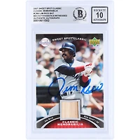 Jim Rice Boston Red Sox Autographed 2007 Upper Deck Sweet Spot Classic Memorabilia GU Relic #CM-JI Beckett Fanatics Witnessed Authenticated 10 Card
