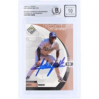 Adrian Beltre Los Angeles Dodgers Autographed 1999 Upper Deck Choice Rookie Class #24 Beckett Fanatics Witnessed Authenticated 10 Rookie Card