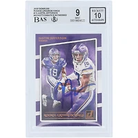 Justin Jefferson Minnesota Vikings Autographed 2020 Panini Donruss Rookie Gridiron Kings #RGK-JUJ Beckett Fanatics Witnessed Authenticated 9/10 Rookie Card