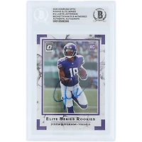 Justin Jefferson Minnesota Vikings Autographed 2020 Panini Donruss Optic #ESR-JUJ Beckett Fanatics Witnessed Authenticated Rookie Card