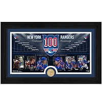 Highland Mint New York Rangers 12" x 20" Centennial Bronze Coin Timeline Photo Mint