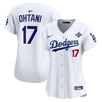 Women's Nike Shohei Ohtani White Los Angeles Dodgers 2025 World Series Home Limited Jersey