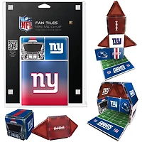 New York Giants 17-Piece Fan Tile Set