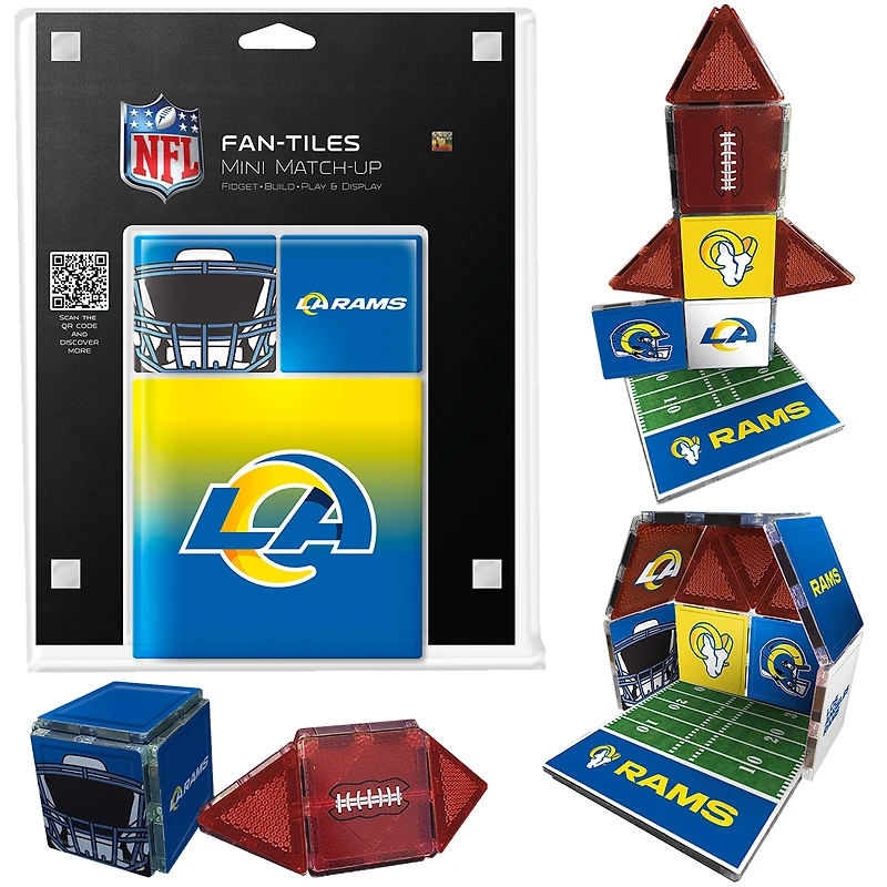 Los Angeles Rams 17-Piece Fan Tile Set