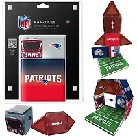 New England Patriots 17-Piece Fan Tile Set