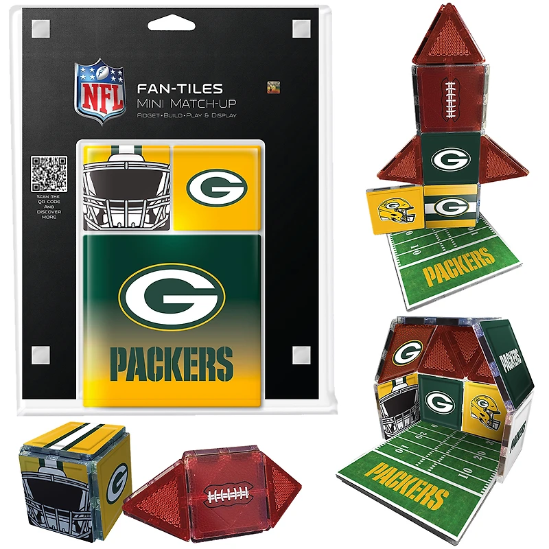 Green Bay Packers 17-Piece Fan Tile Set