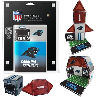 Carolina Panthers 17-Piece Fan Tile Set