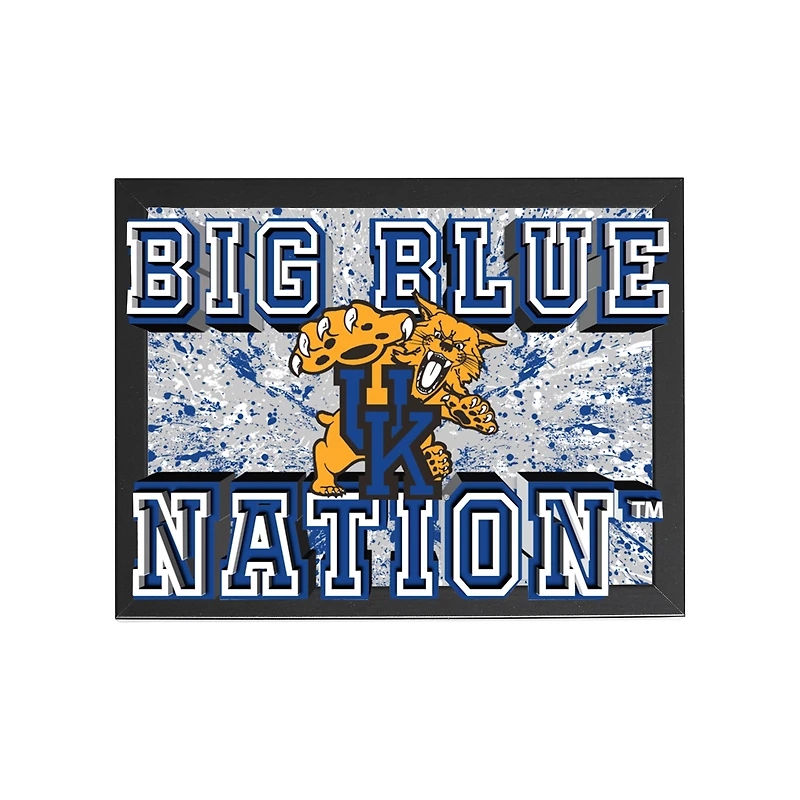 Kentucky Wildcats 14" x 18" Framed 3D Lenticular Art