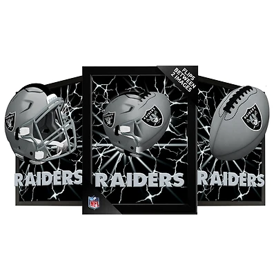 Las Vegas Raiders 14" x 18" Framed 3D Lenticular Art