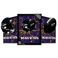 Baltimore Ravens 14" x 18" Framed 3D Lenticular Art