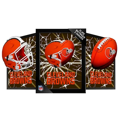 Cleveland Browns 14" x 18" Framed 3D Lenticular Art