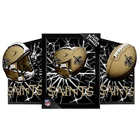 New Orleans Saints 14" x 18" Framed 3D Lenticular Art