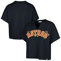 Women's '47 x Stoney Clover Lane Navy Houston Astros Oversized Notch Neck T-Shirt