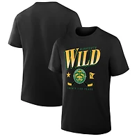 Men's Fanatics Black Minnesota Wild Legacy T-Shirt