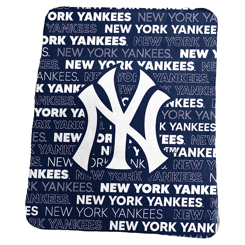 New York Yankees Classic Fleece Throw Blanket