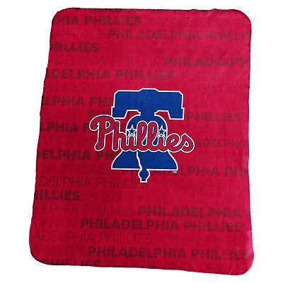 Philadelphia Phillies Classic Fleece Throw Blanket