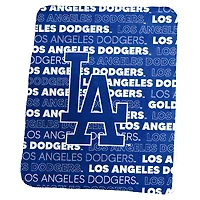 Logo Brands Los Angeles Dodgers 50" x 60" Classic Fleece Throw Blanket