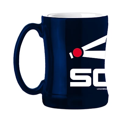 Logo Brands Chicago White Sox 14oz. Batterman Relief Mug
