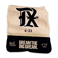 Texas Rangers City Connect Raschel Throw Blanket