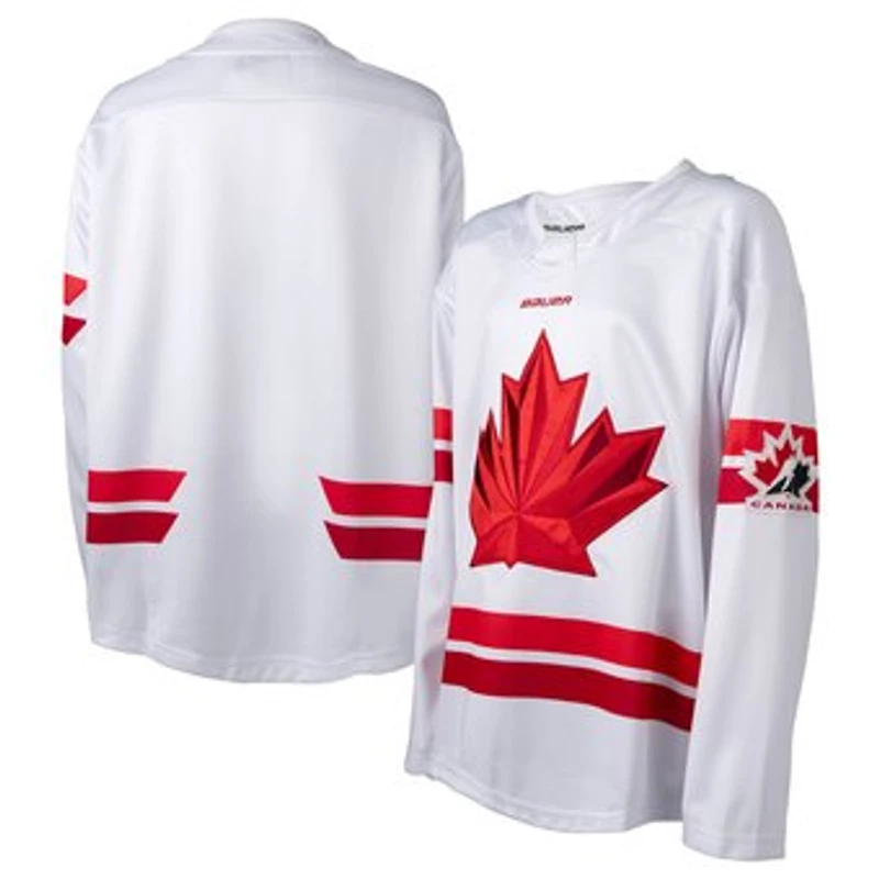 Youth White Hockey Canada 2026 Replica Jersey