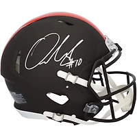 Quinshon Judkins Cleveland Browns Autographed Riddell 2025 Alternate Speed Authentic Helmet